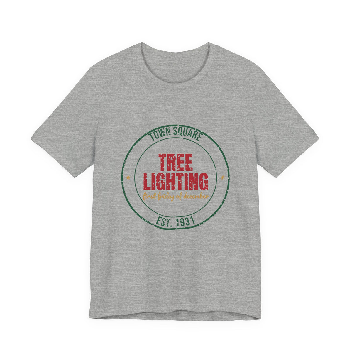 Town Square Tree Lighting Est. 1931 Shirt, Vintage Christmas T-Shirt, Vintage Christmas Gift