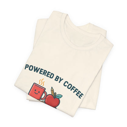 Powered by Coffee and Kindness Shirt, Teacher T-Shirt, Teacher Appreciation Gift