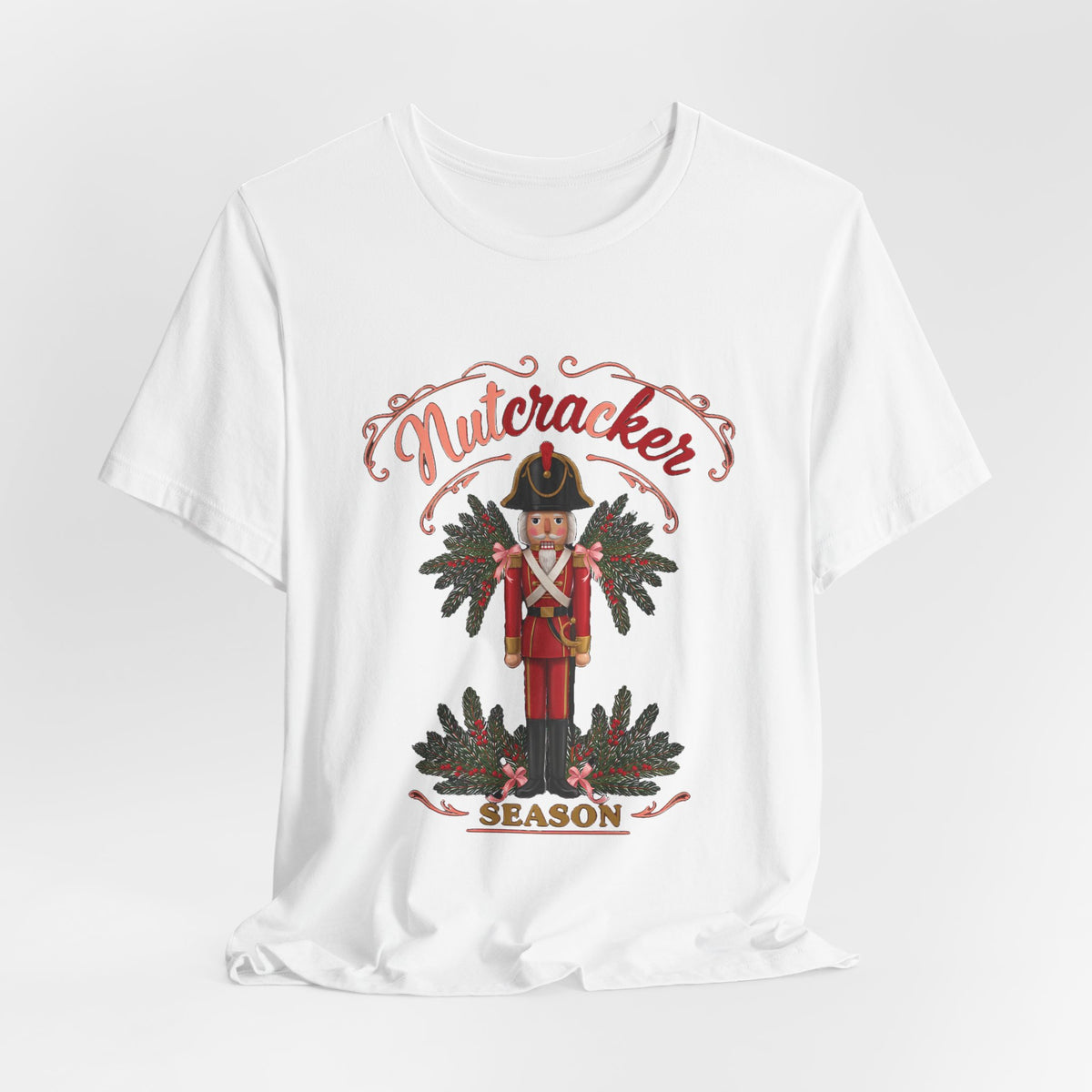 Nutcracker Season Shirt, Vintage Nutcracker T-Shirt, Pink Christmas Tee