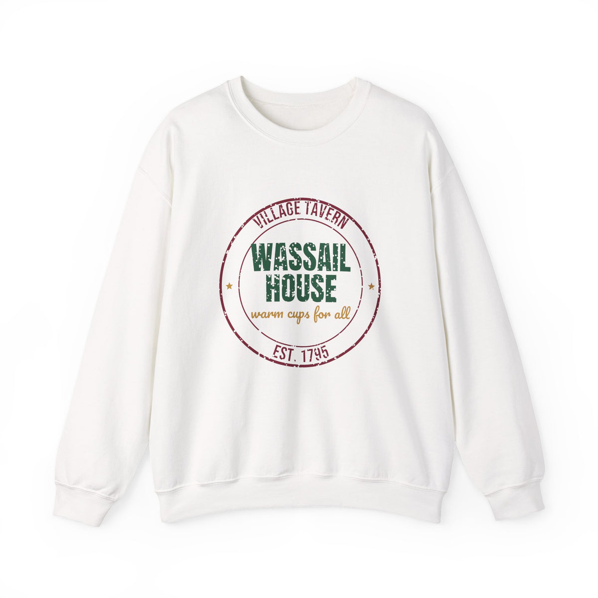 Village Tavern Wassail House Est. 1795 Sweatshirt, Vintage Christmas Crewneck Sweatshirt