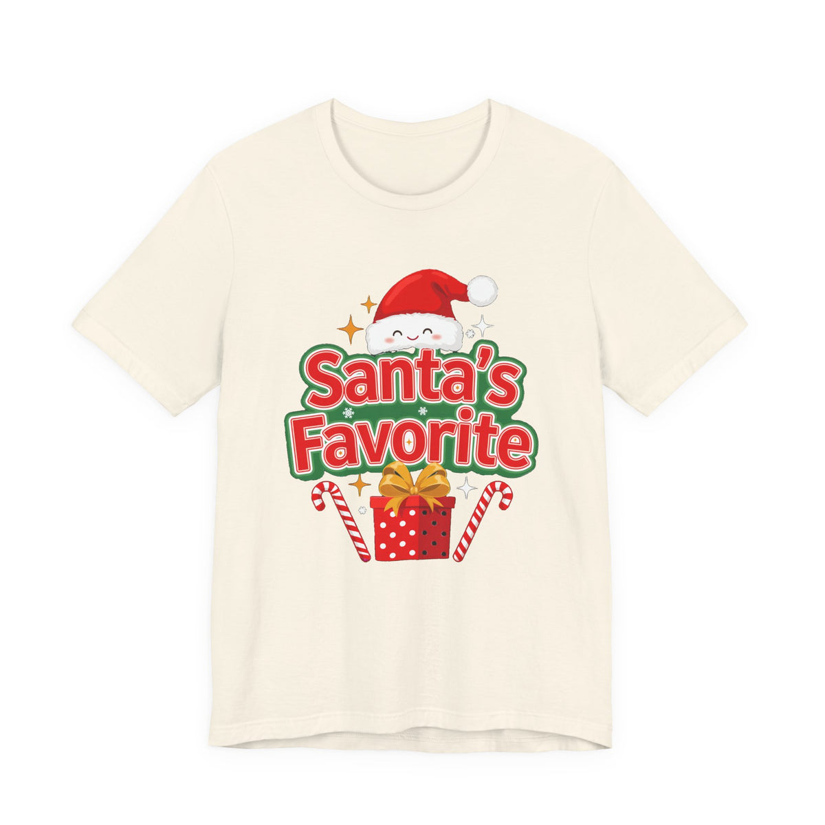 Santa's Favorite Shirt, Funny Christmas T-Shirt, Nice List Tee