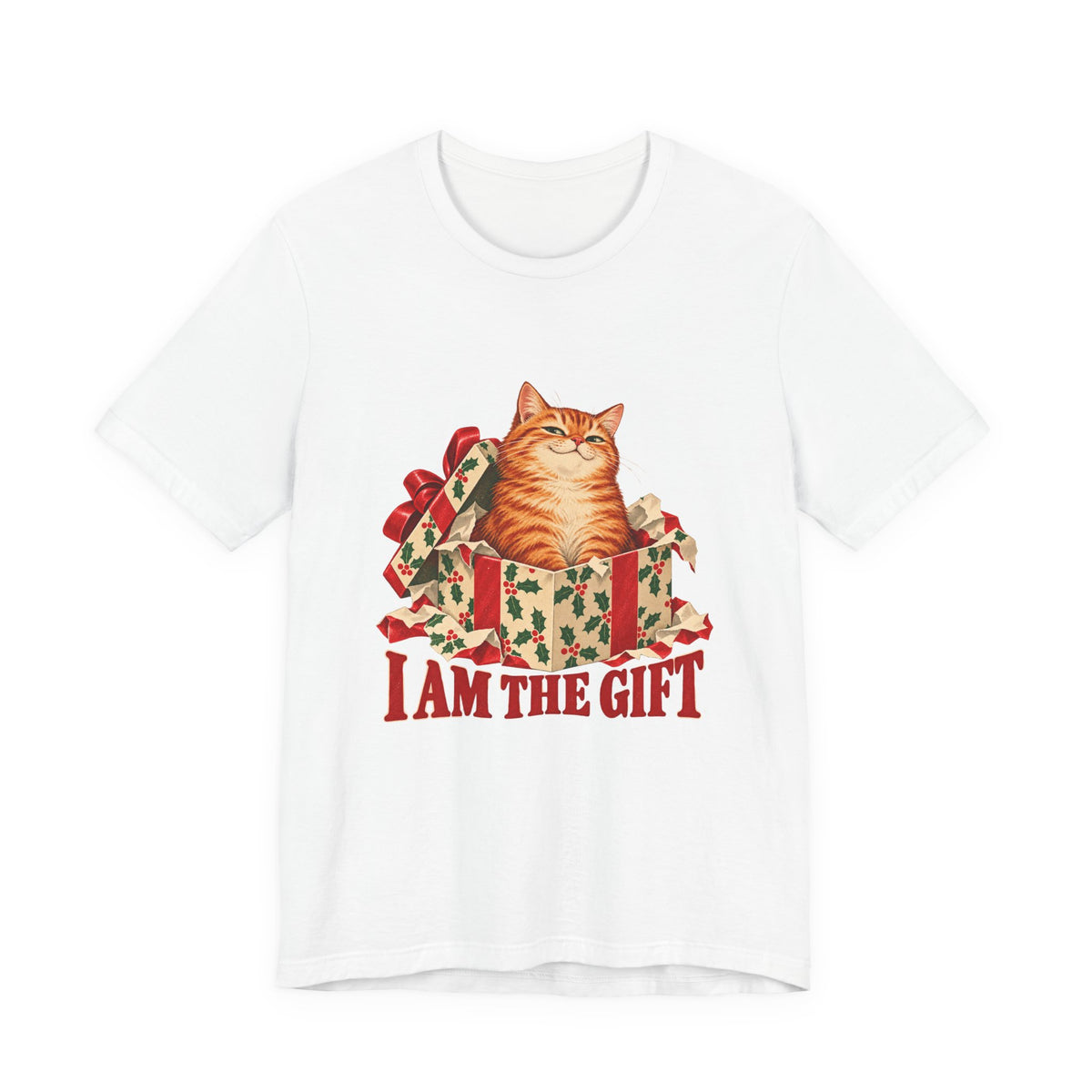 I Am the Gift Cat in a Christmas Box Shirt
