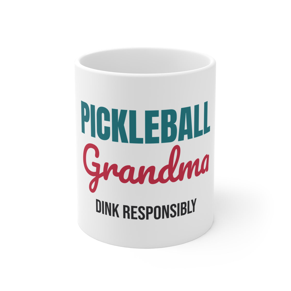 Pickleball Grandma Dink Responsibly Mug