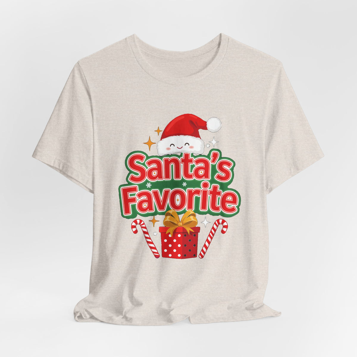 Santa's Favorite Shirt, Funny Christmas T-Shirt, Nice List Tee