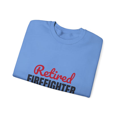 Retired Firefighter Sweatshirt, Firefighter Retirement Crewneck