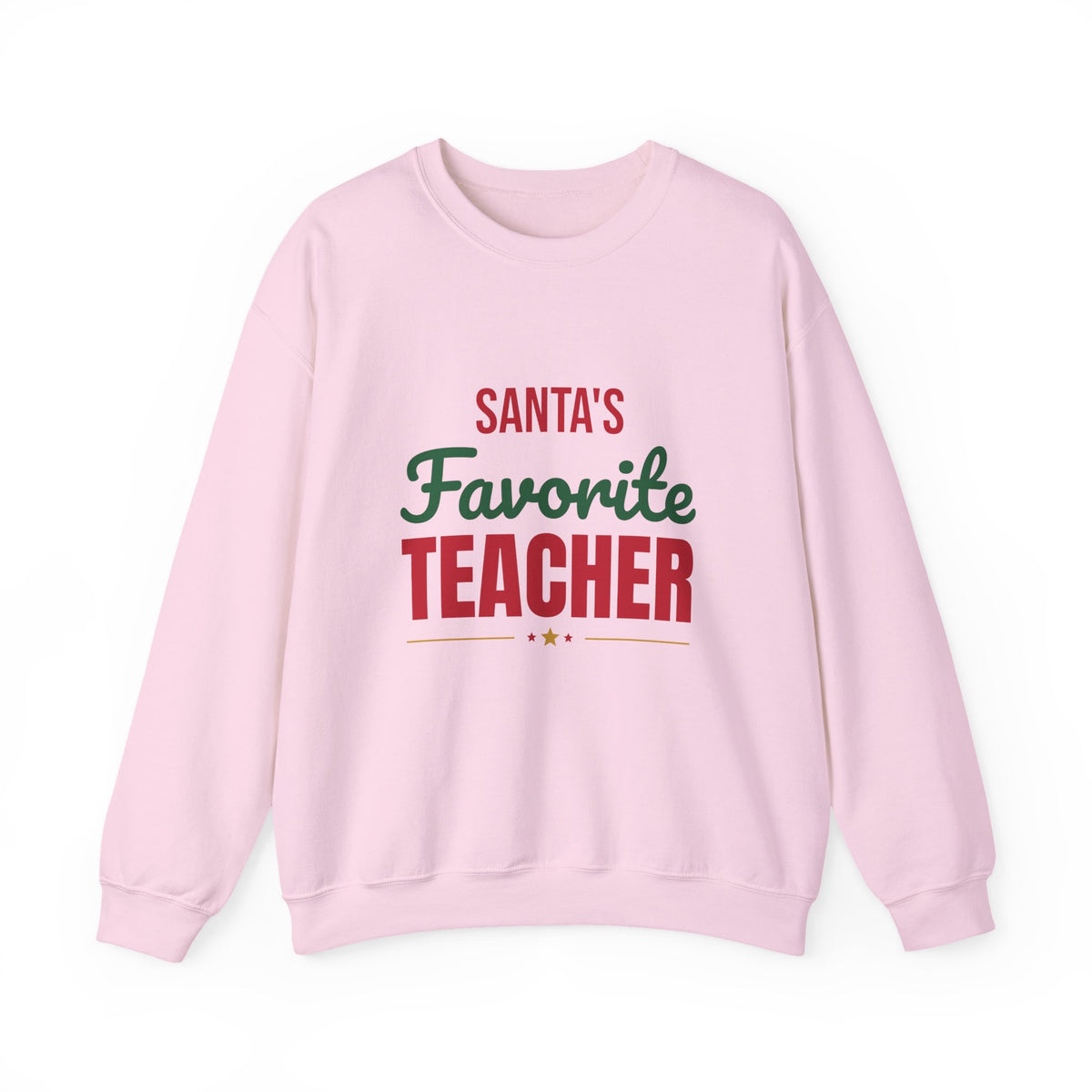Santa's Favorite Teacher Sweatshirt, Teacher Christmas Crewneck, Teacher Gift
