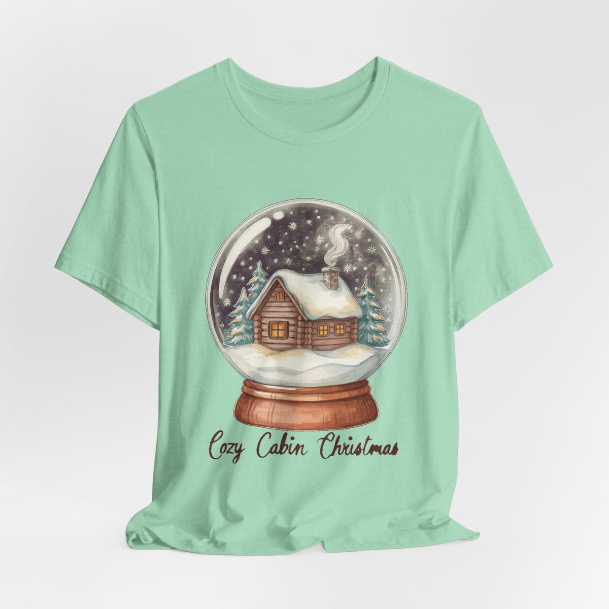 Cozy Cabin Christmas Snow Globe Shirt, Cozy Cabin Christmas Snow Globe T-Shirt