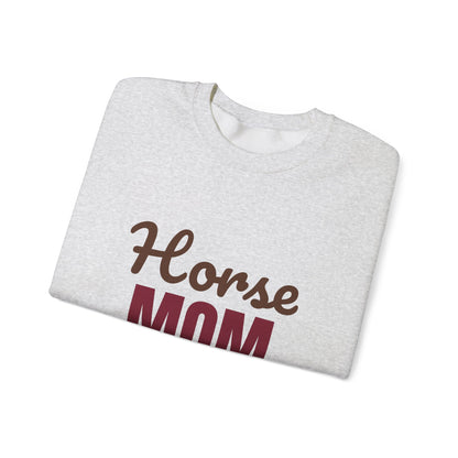 Horse Mom Barn Hair Don't Care Sweatshirt, Horse Mom Crewneck