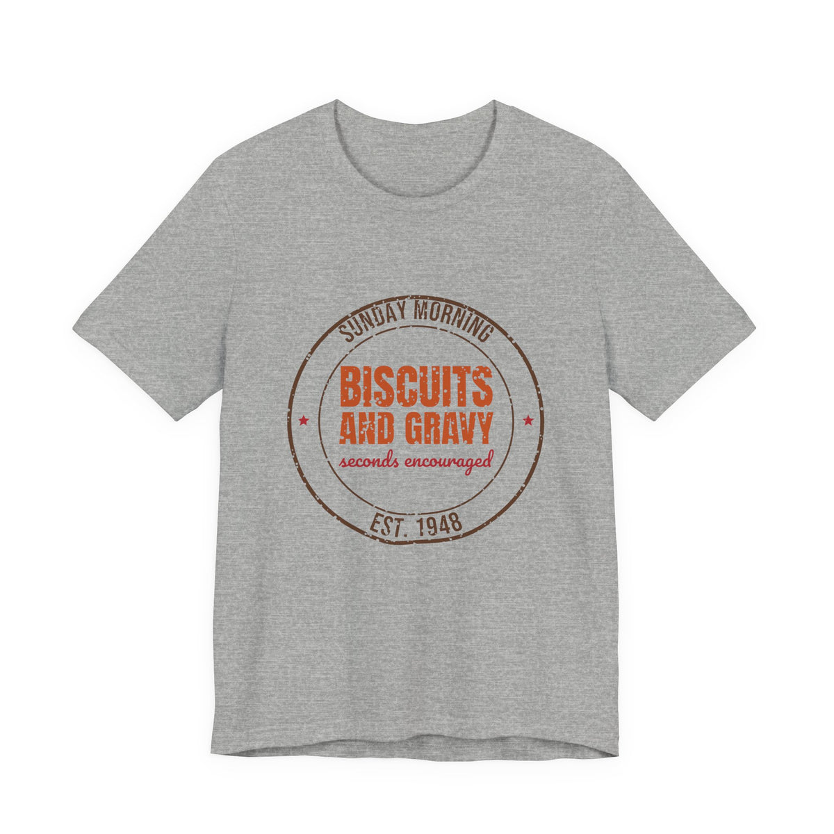 Sunday Morning Biscuits and Gravy Est. 1948 Shirt, Vintage Southern T-Shirt, Vintage Southern Gift