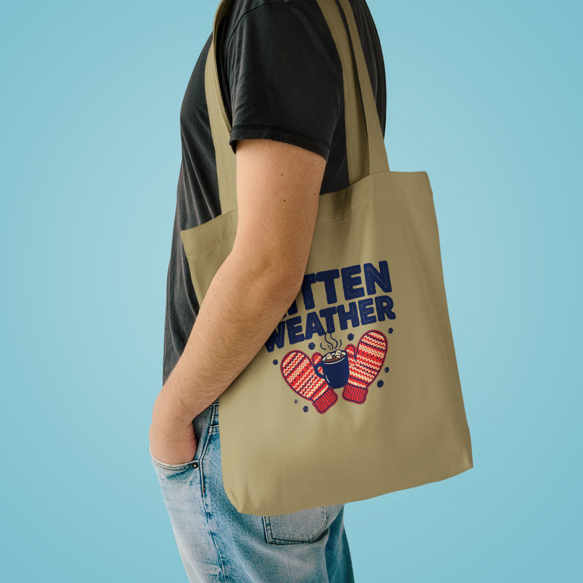 Mitten Weather Hot Cocoa Tote Bag