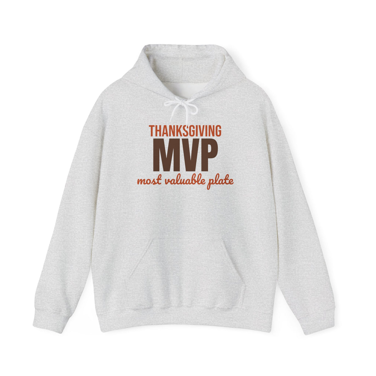 Thanksgiving MVP Most Valuable Plate Hoodie, Funny Thanksgiving Hoodie