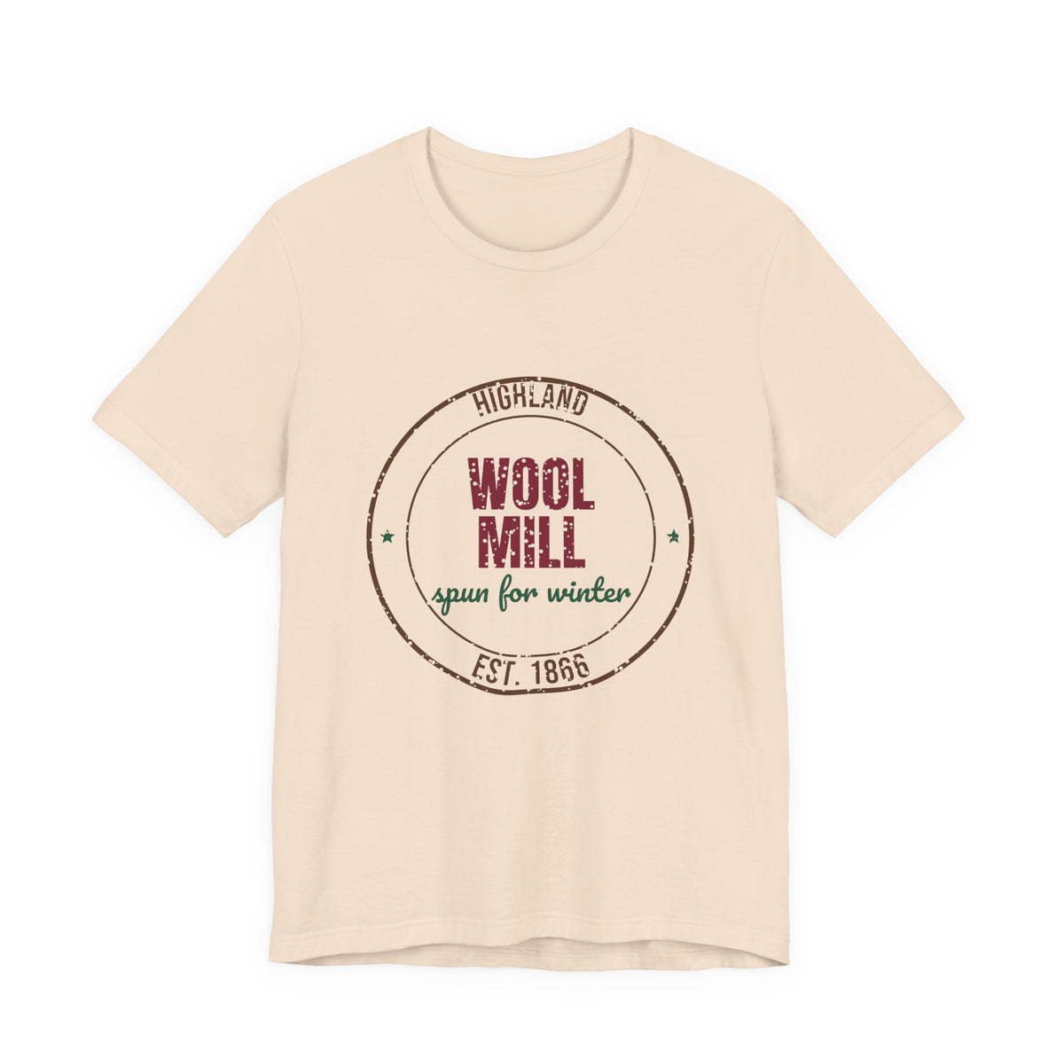 Highland Wool Mill Est. 1866 Shirt, Vintage Winter T-Shirt, Vintage Winter Gift
