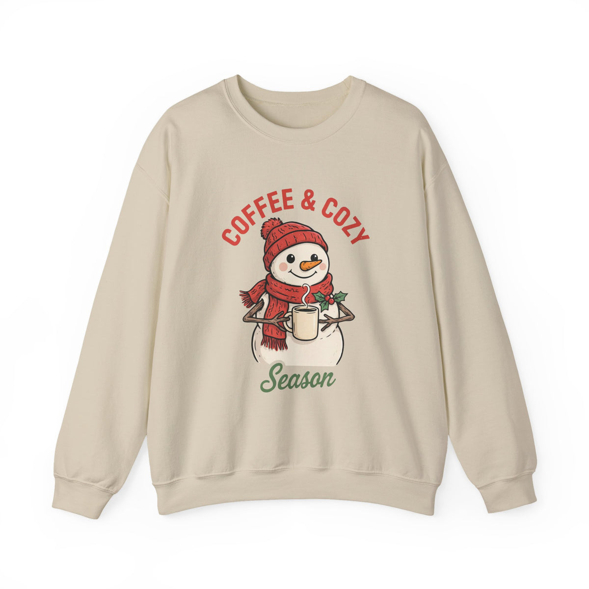 Snowman Winter Coffee Crewneck