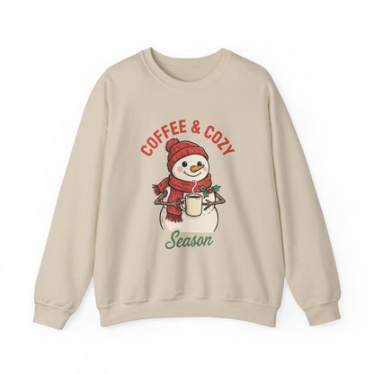 Snowman Winter Coffee Crewneck