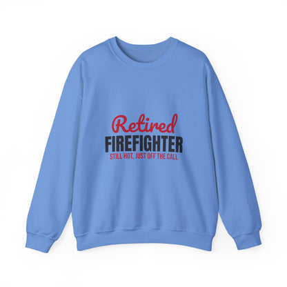 Retired Firefighter Sweatshirt, Firefighter Retirement Crewneck