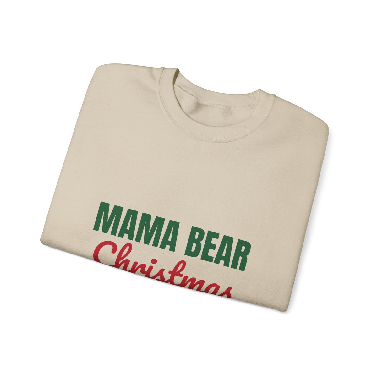 Mama Bear Christmas Sweatshirt, Mom Christmas Crewneck, Gift for Mom