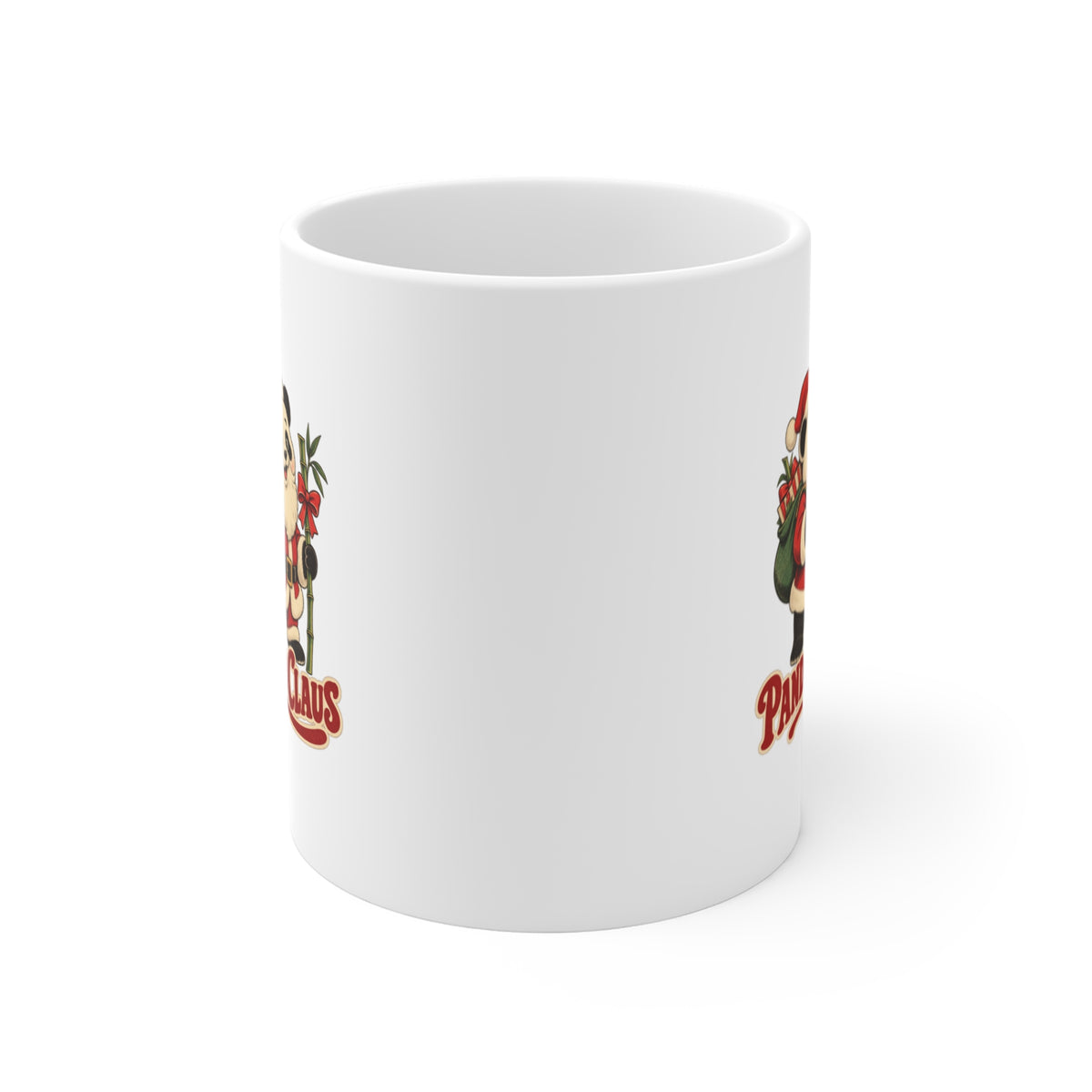 Panda Claus Christmas Panda Mug, Panda Christmas Coffee Mug 11oz