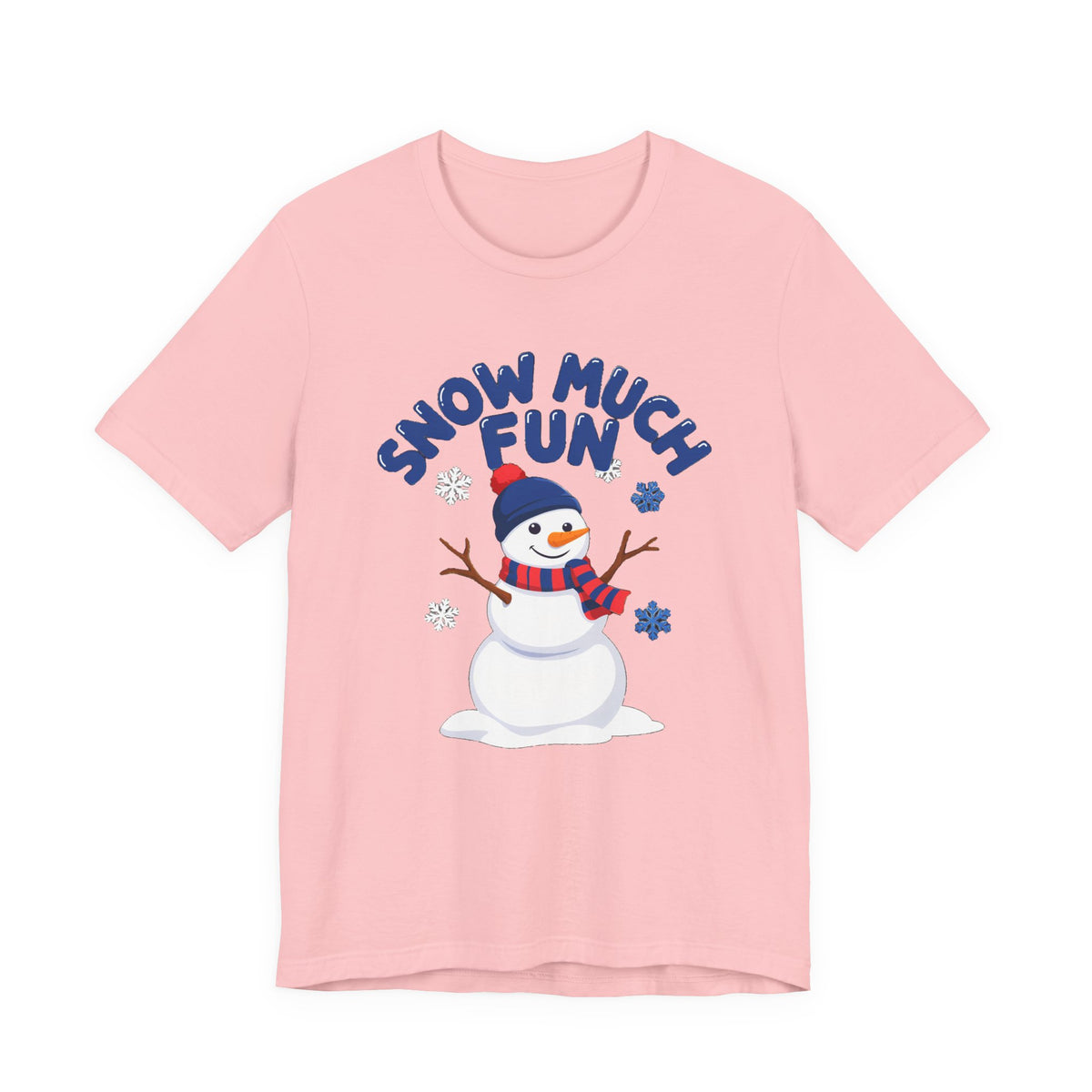 Snow Much Fun Shirt, Snowman Winter T-Shirt, Cute Snow Day Tee