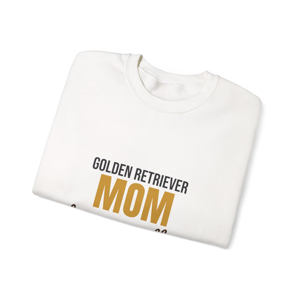 Golden Retriever Mom Fur On Everything Sweatshirt, Golden Retriever Mom Crewneck Sweatshirt