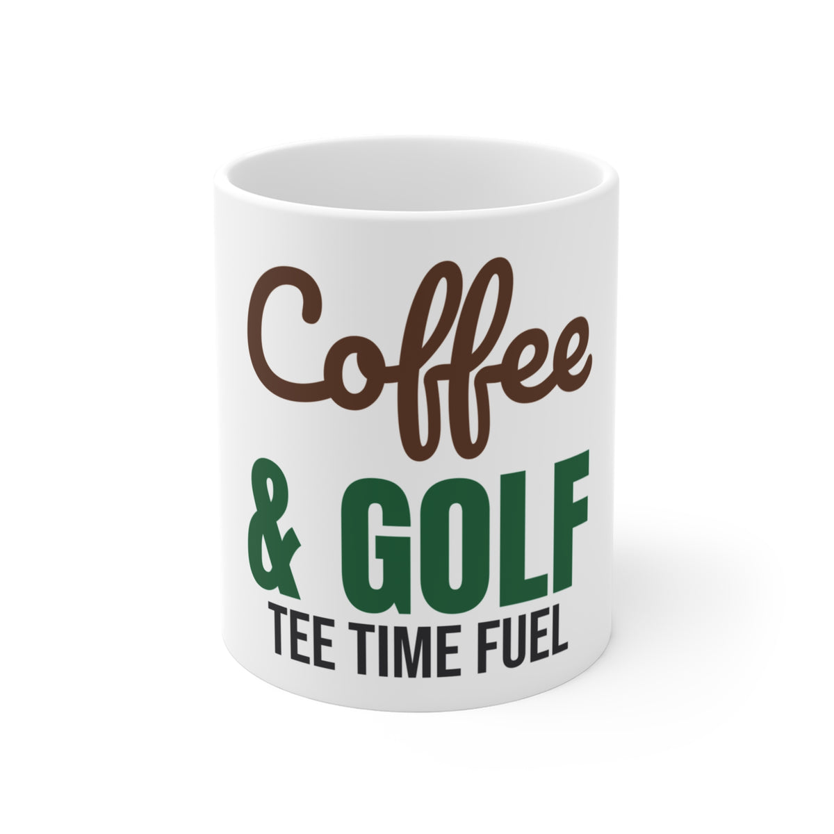 Coffee and Golf Tee Time Fuel Mug