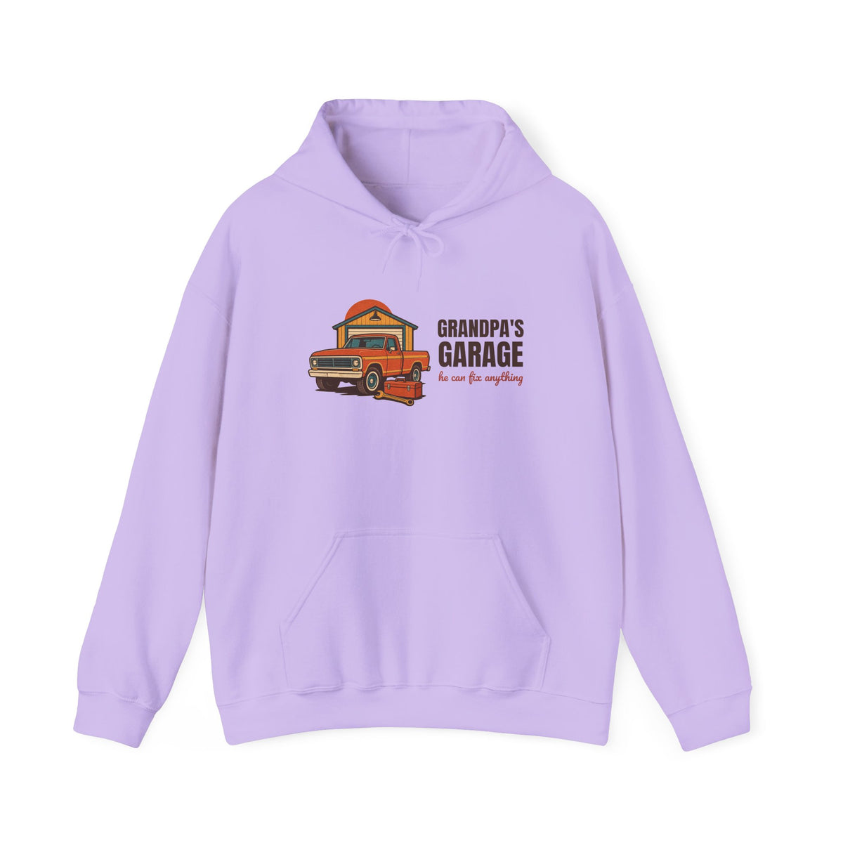 Grandpa's Garage He Can Fix Anything Hoodie, Vintage Grandpa's Garage Hoodie