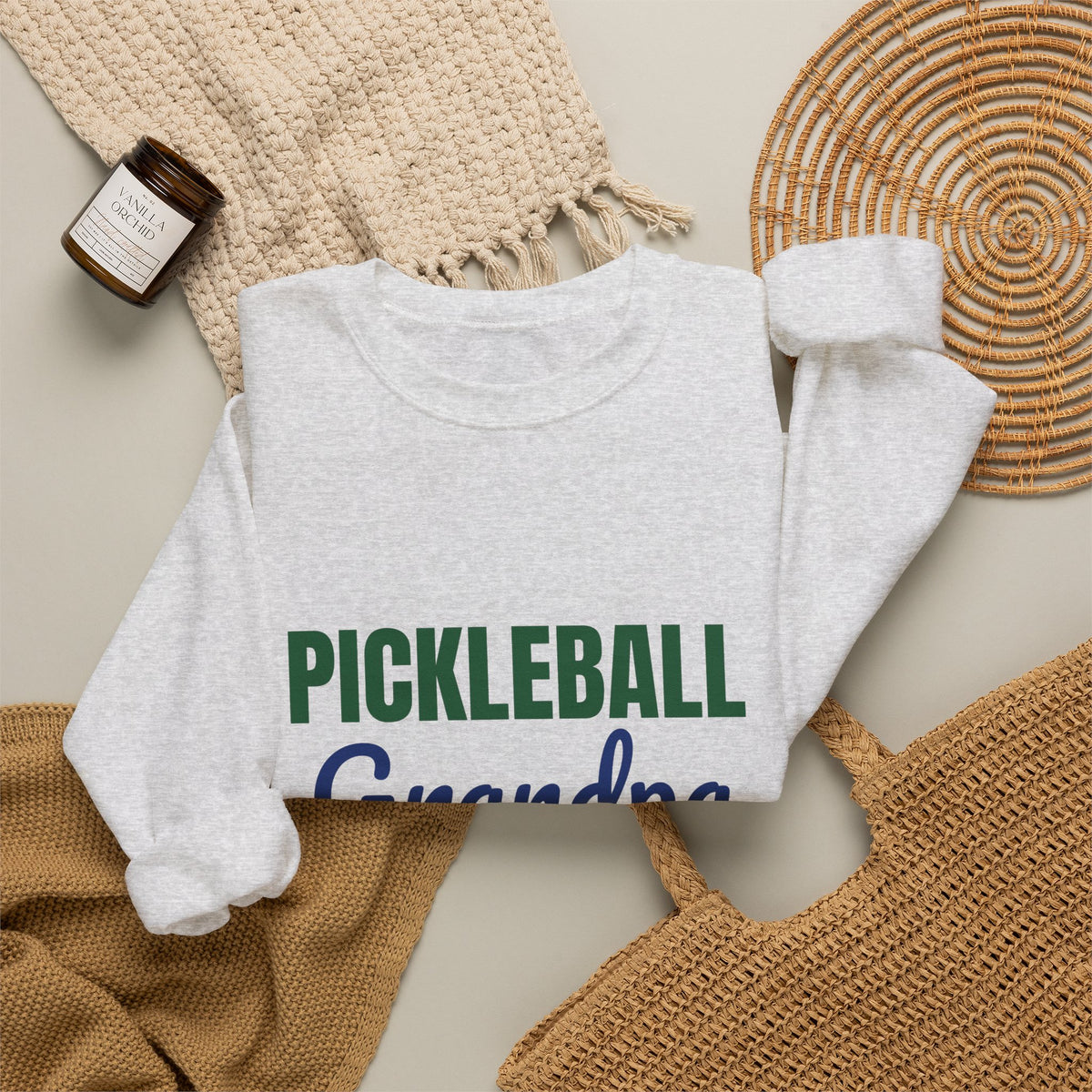 Pickleball Grandpa Dink Responsibly Sweatshirt, Pickleball Grandpa Crewneck