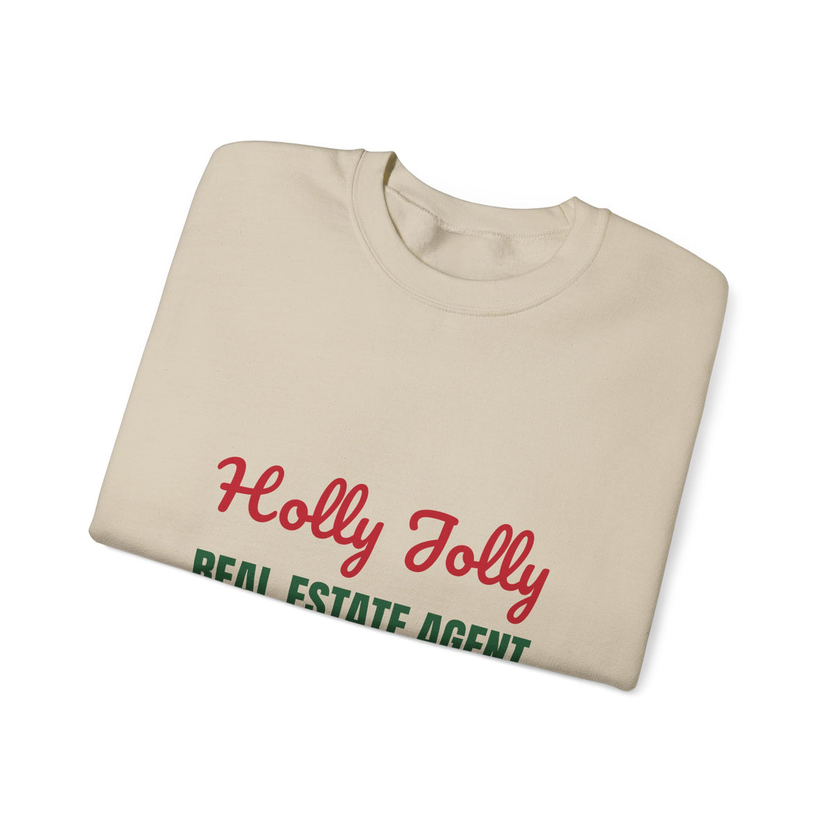 Holly Jolly Real Estate Agent Sweatshirt, Real Estate Agent Christmas Crewneck, Real Estate Agent Gift