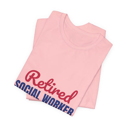 Retired Social Worker Case Closed Shirt, Social Worker Retirement T-Shirt, Retired Social Worker Gift