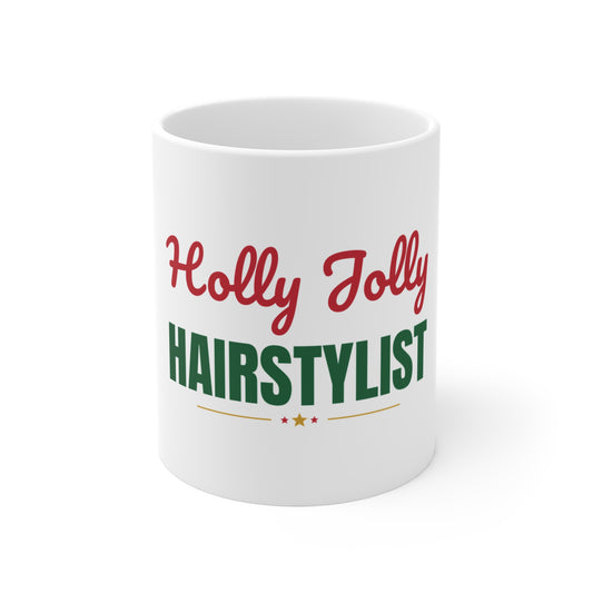 Holly Jolly Hairstylist Mug