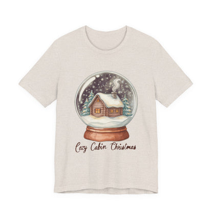 Cozy Cabin Christmas Snow Globe Shirt, Cozy Cabin Christmas Snow Globe T-Shirt