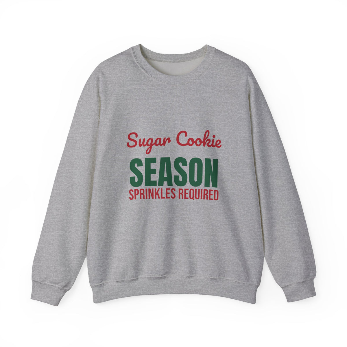 Sugar Cookie Season Sprinkles Required Sweatshirt, Christmas Baking Crewneck Sweatshirt