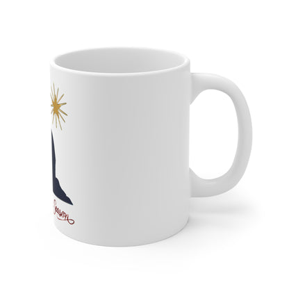 Reason for the Season Mug, Christian Christmas Coffee Mug, Nativity Gift 11oz
