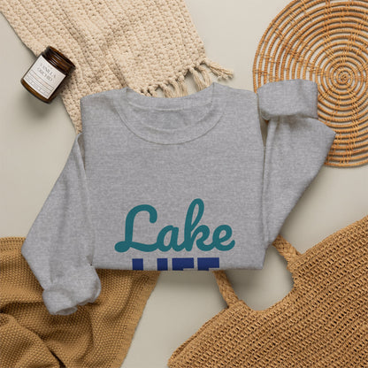 Lake Life Sun Water Good Vibes Sweatshirt, Lake Life Crewneck