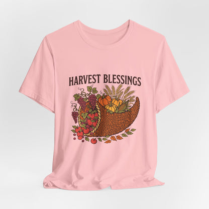 Harvest Blessings Shirt, Thanksgiving Harvest T-Shirt, Fall Tee