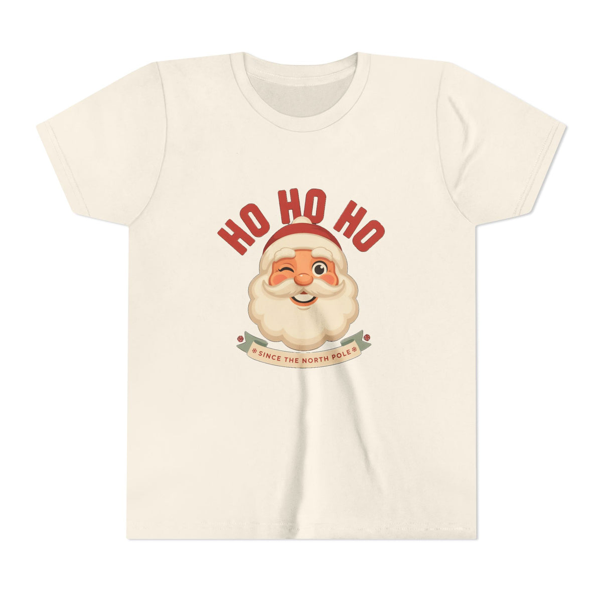 Ho Ho Ho Vintage Santa Kids Shirt, Kids Vintage Santa Christmas T-Shirt