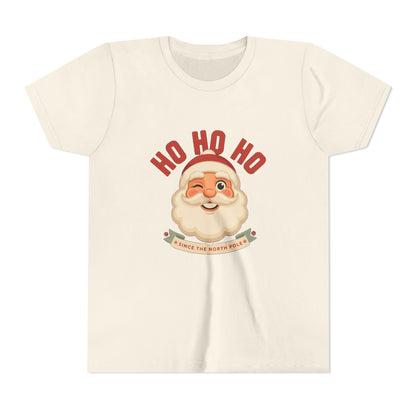 Ho Ho Ho Vintage Santa Kids Shirt, Kids Vintage Santa Christmas T-Shirt
