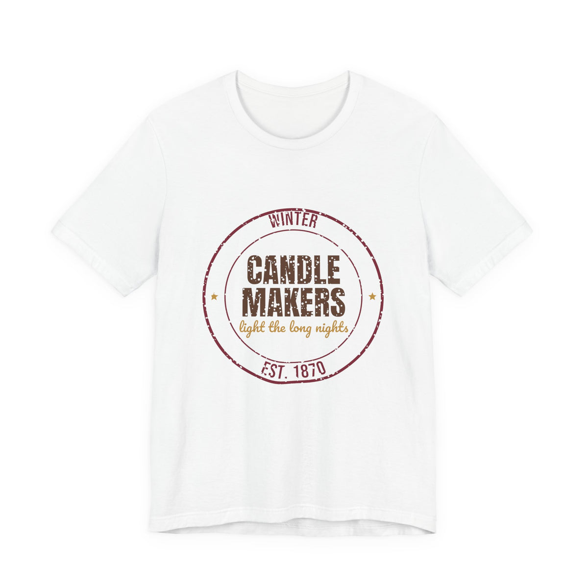 Winter Candle Makers Est. 1870 Shirt, Vintage Winter T-Shirt, Vintage Winter Gift