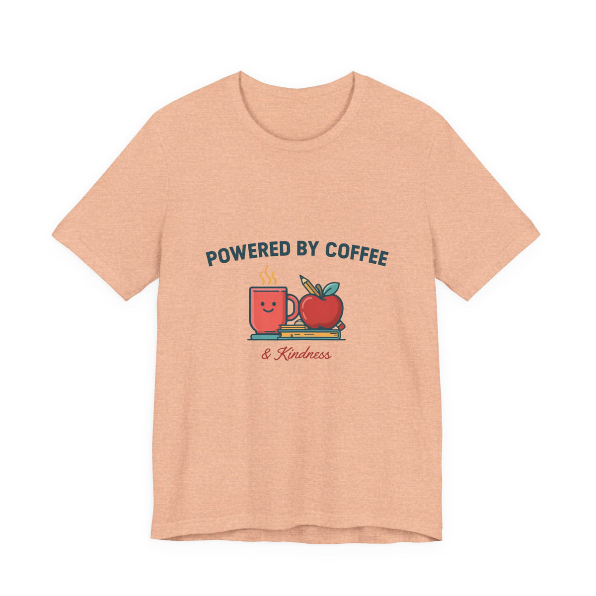 Powered by Coffee and Kindness Shirt, Teacher T-Shirt, Teacher Appreciation Gift