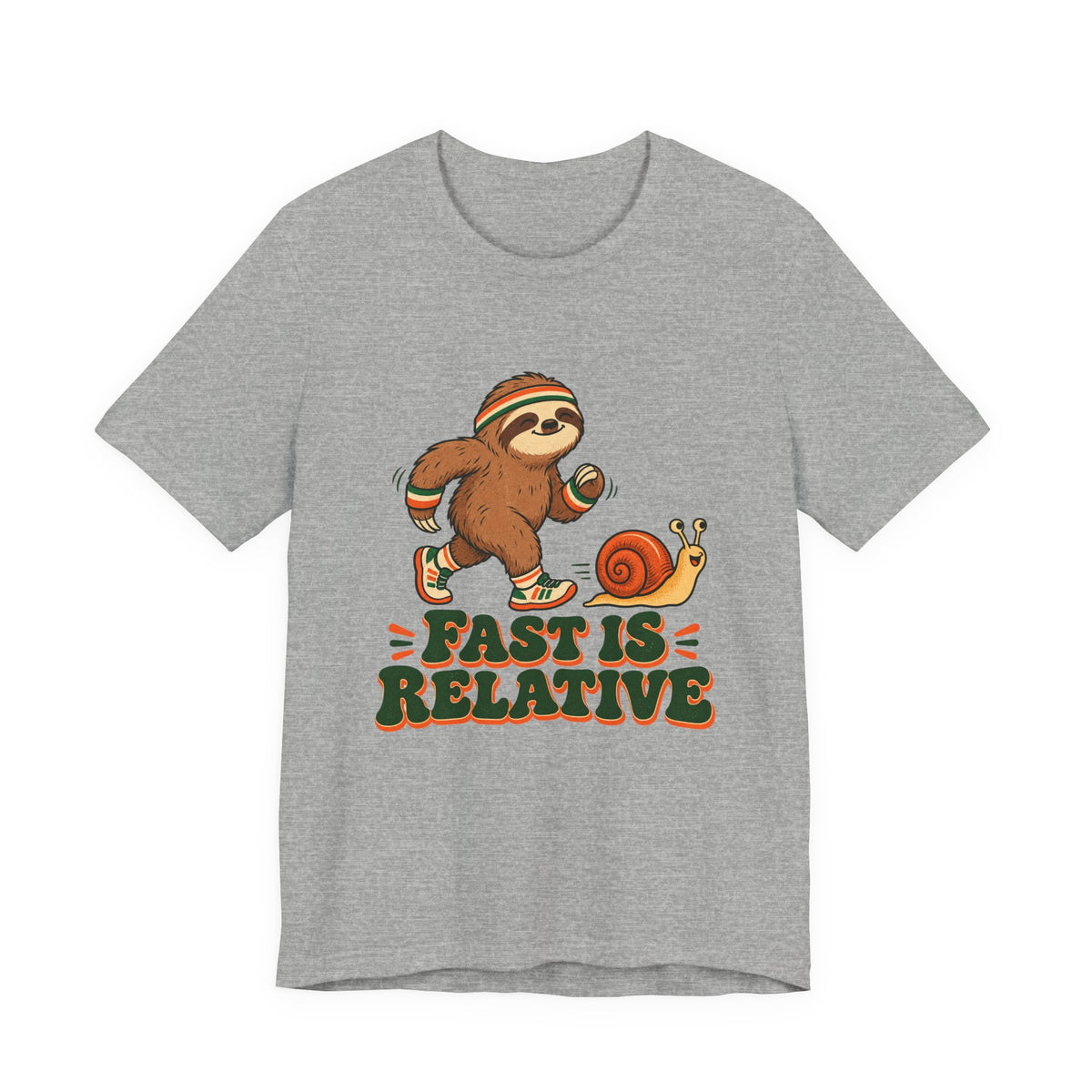 Fast Is Relative Running Sloth Shirt, Funny Sloth Running T-Shirt, Funny Sloth Running Gift