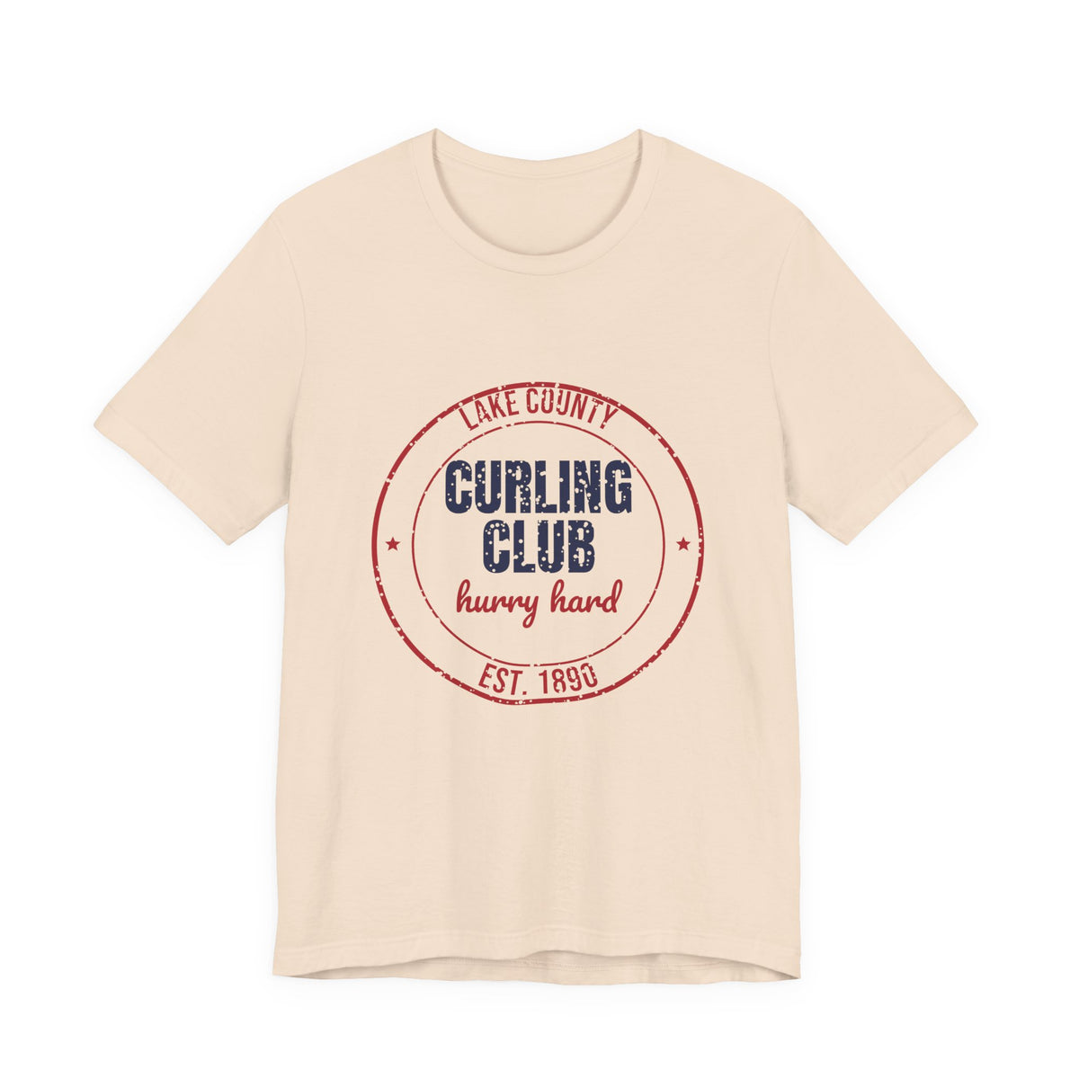 Lake County Curling Club Hurry Hard Est. 1890 Shirt, Vintage Curling T-Shirt, Vintage Curling Gift