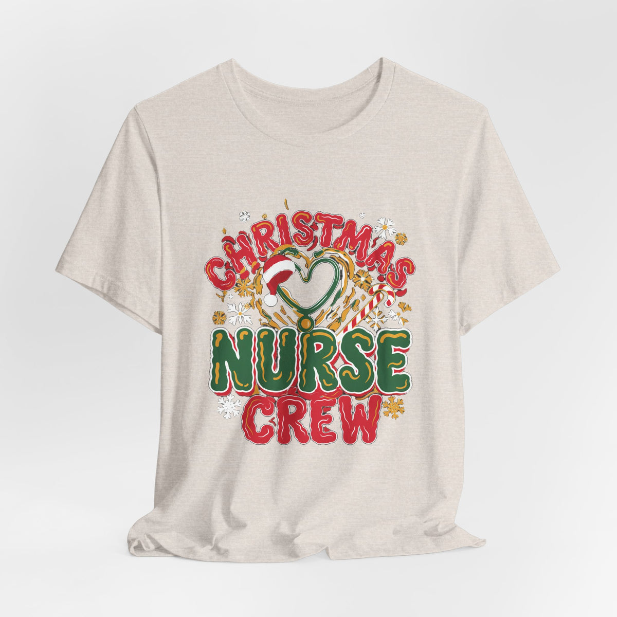 Christmas Nurse Crew Shirt, Retro Nurse Christmas T-Shirt, Holiday Gift for Nurses