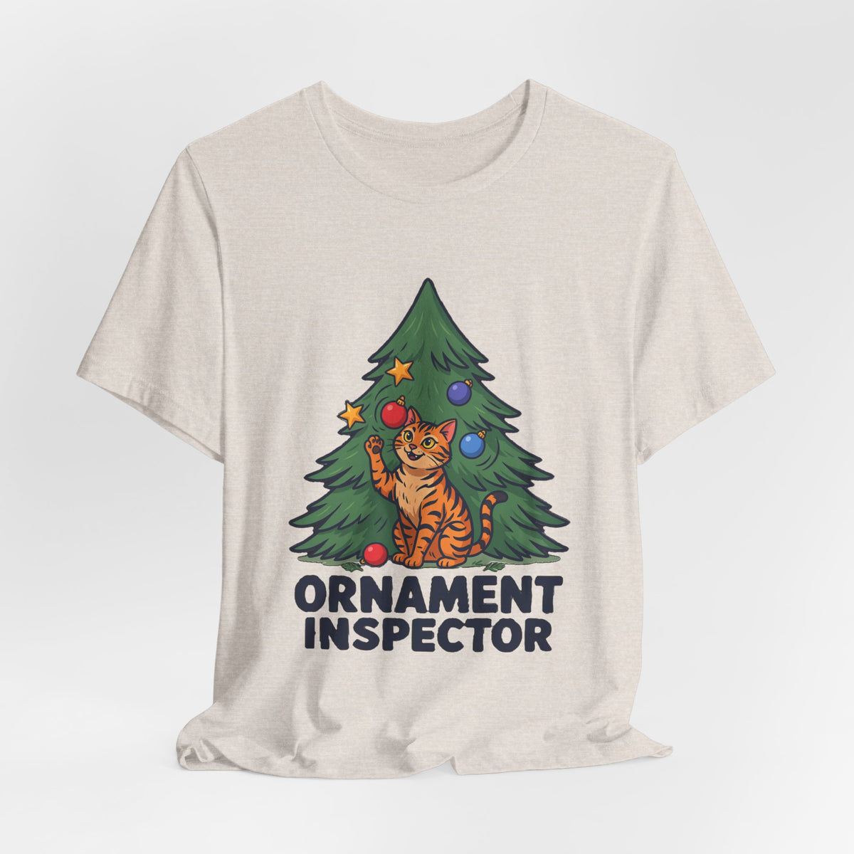 Ornament Inspector Christmas Cat Shirt, Ornament Inspector Christmas Cat T-Shirt