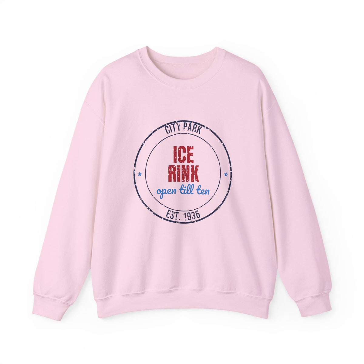 City Park Ice Rink Open Till Ten Est. 1936 Sweatshirt, Vintage Winter Crewneck Sweatshirt