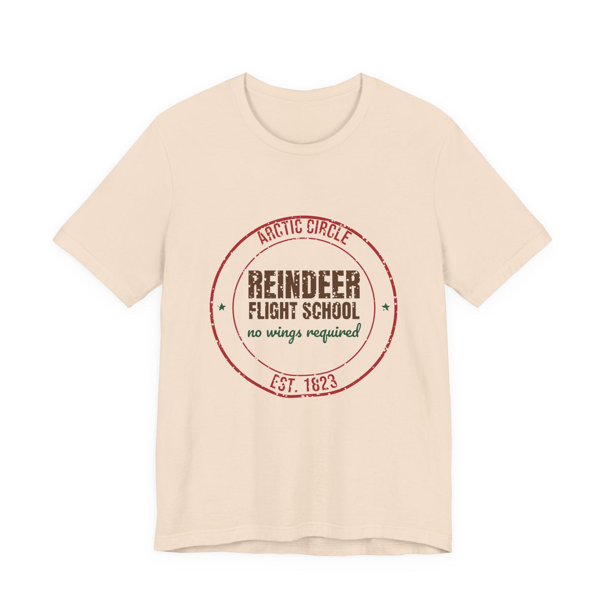 Arctic Circle Reindeer Flight School Est. 1823 Shirt, Vintage Christmas T-Shirt, Vintage Christmas Gift