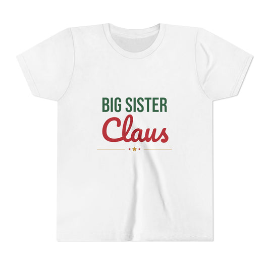 Big Sister Claus Kids Shirt