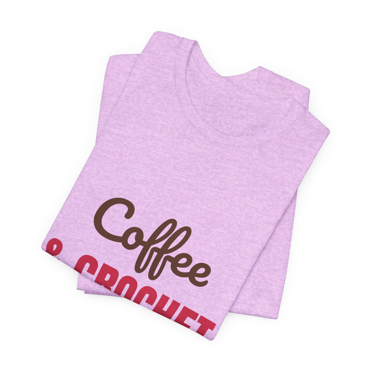 Coffee and Crochet Hooked on Both Shirt, Crochet T-Shirt, Crochet Lover Gift