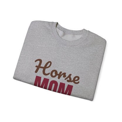Horse Mom Barn Hair Don't Care Sweatshirt, Horse Mom Crewneck