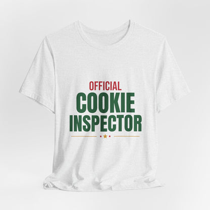 Official Cookie Inspector Shirt, Funny Christmas Baking T-Shirt