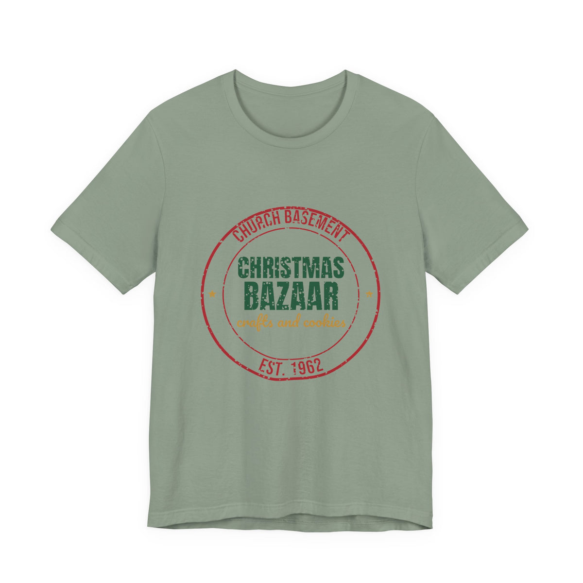 Church Basement Christmas Bazaar Est. 1962 Shirt, Vintage Christmas T-Shirt, Vintage Christmas Gift