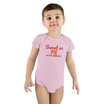 Sweet as Pie My First Thanksgiving Baby Bodysuit